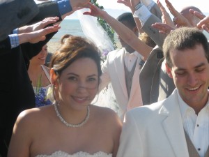 bride groom arms